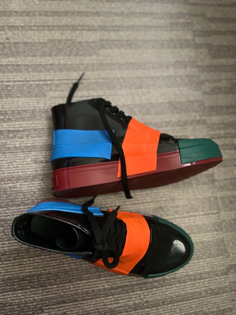 Melissa Crew Sneakers Boots Lace Up Chunky US6 Women s Fashion