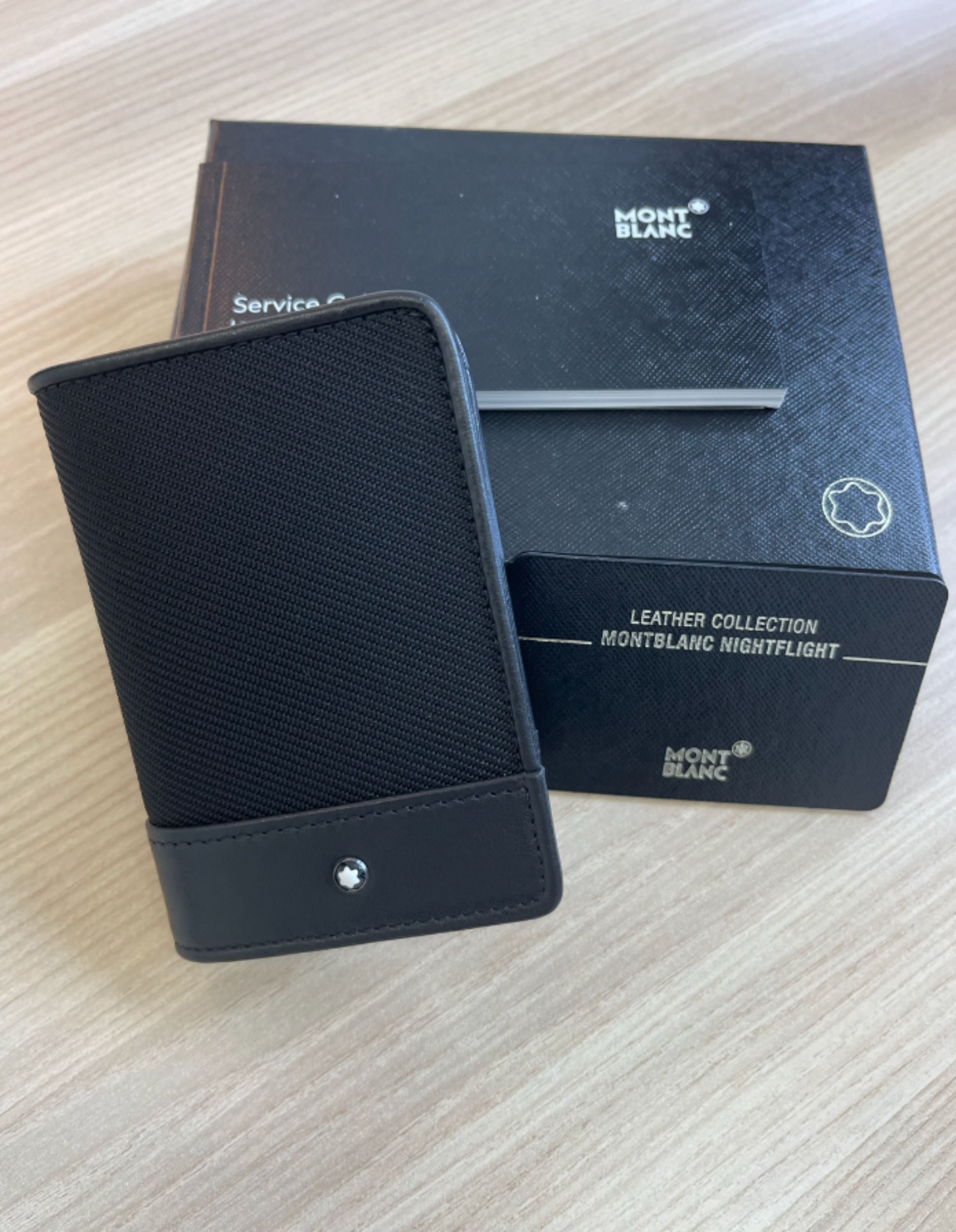 NEW Montblanc Card Holder Nightflight Business Card Holder