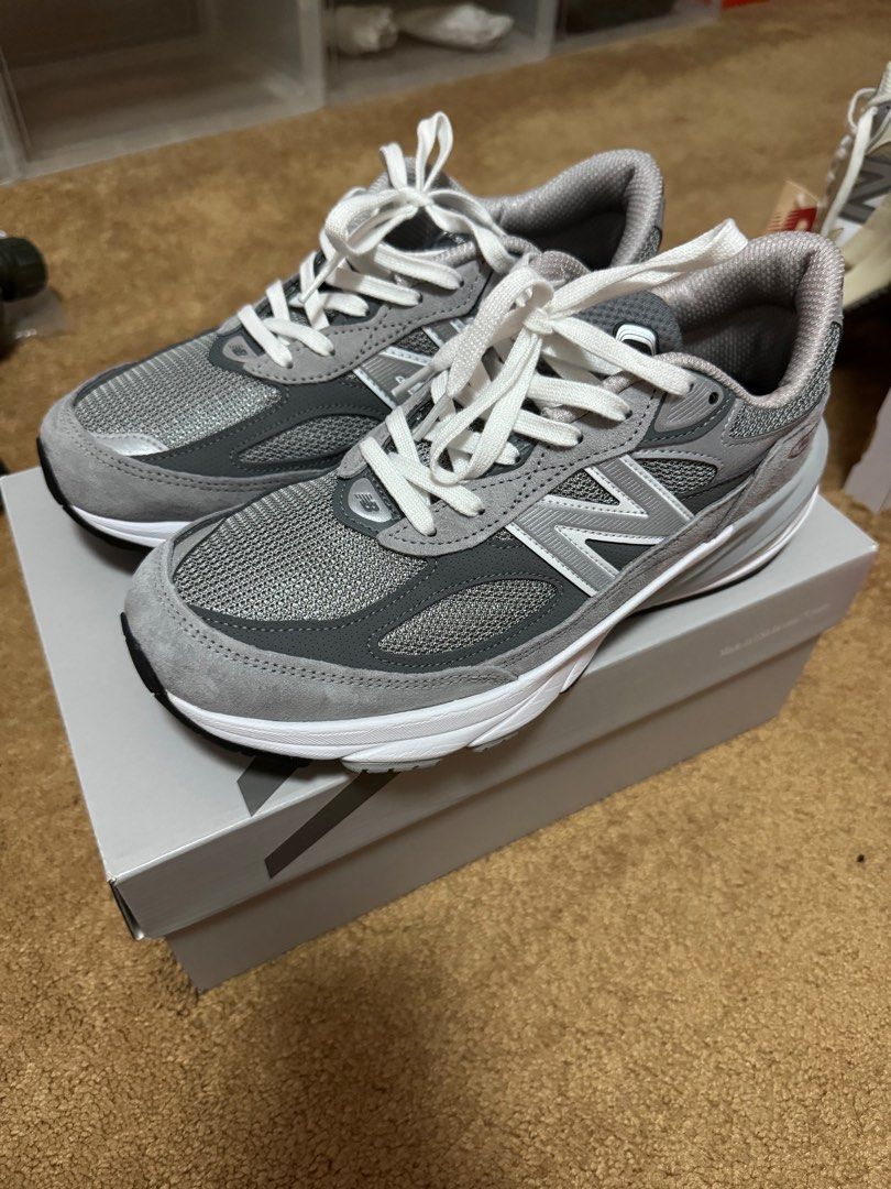 New Balance 990 v6 Grey US 8 Wide Men s Fashion Footwear Sneakers on Carousell