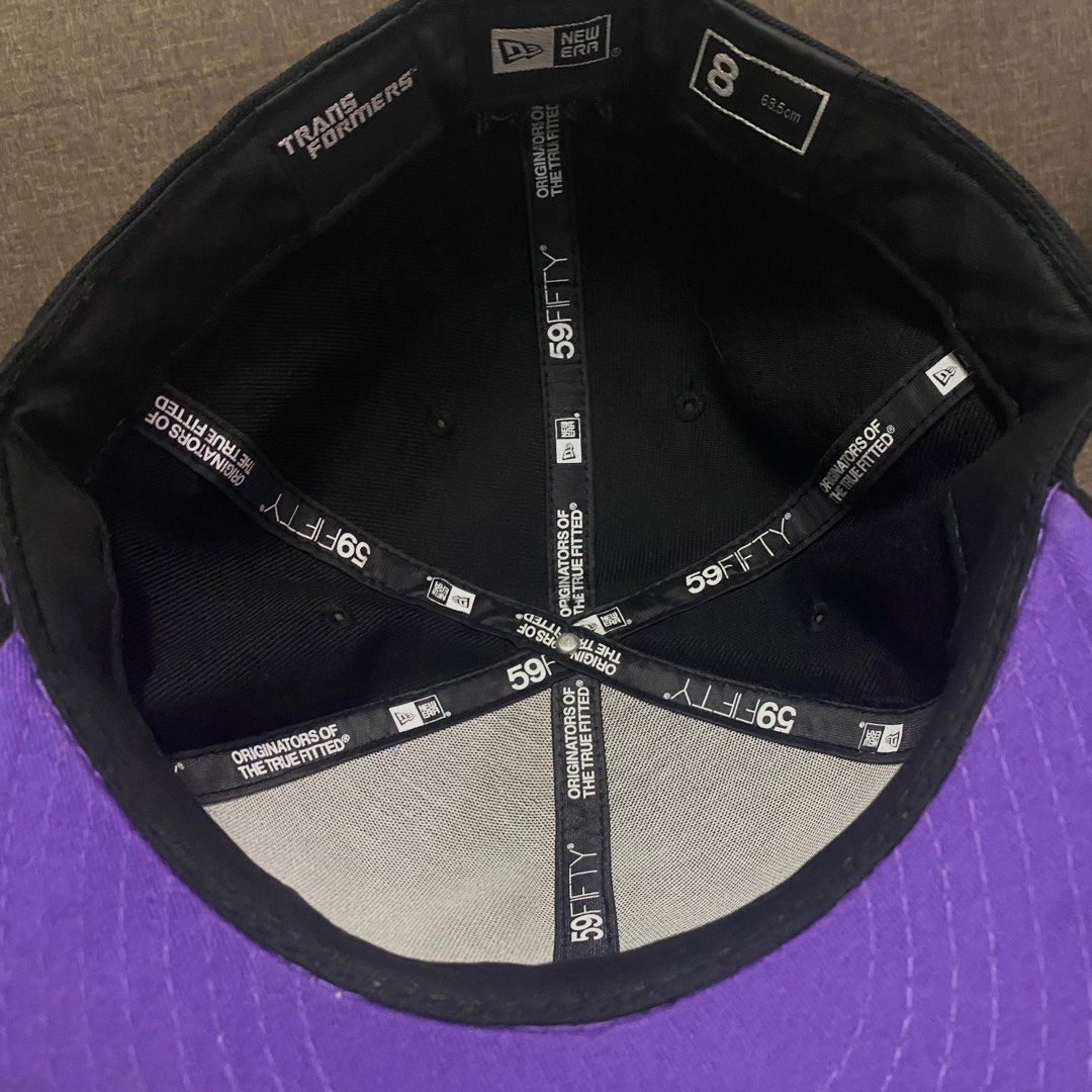 New Era Transformers Decepticons Logo 59fifty Fitted Cap, Men's Fashion