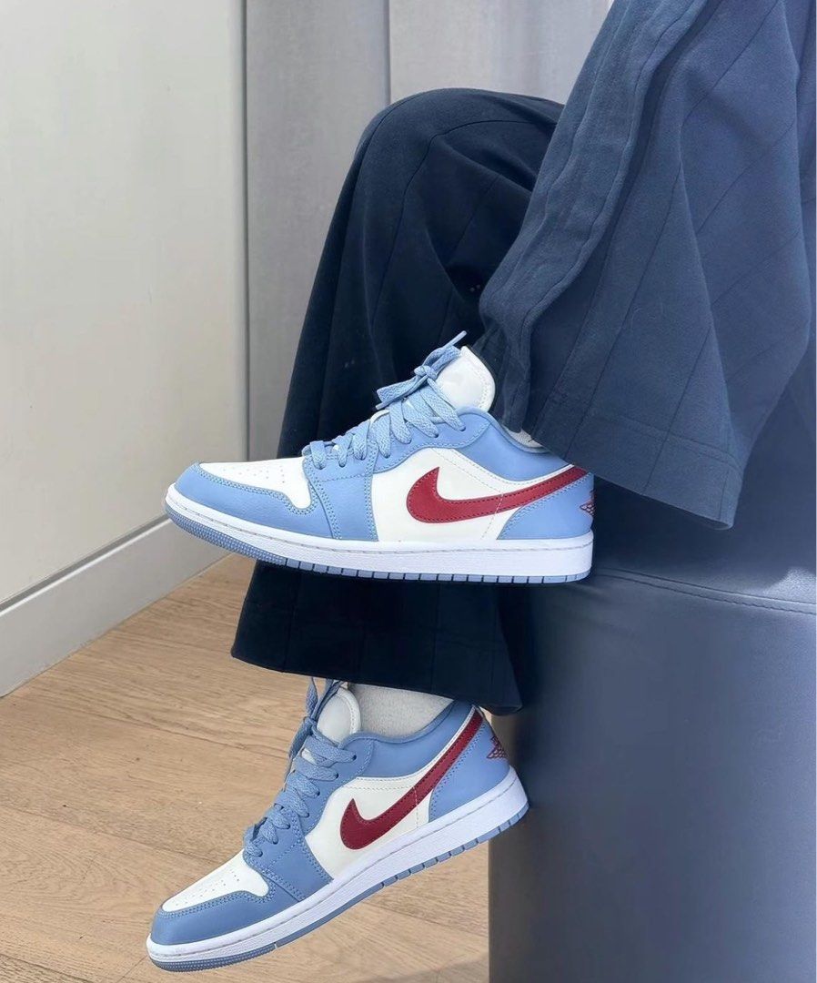 Nike Air Jordan 1 Low Blue Dune Red