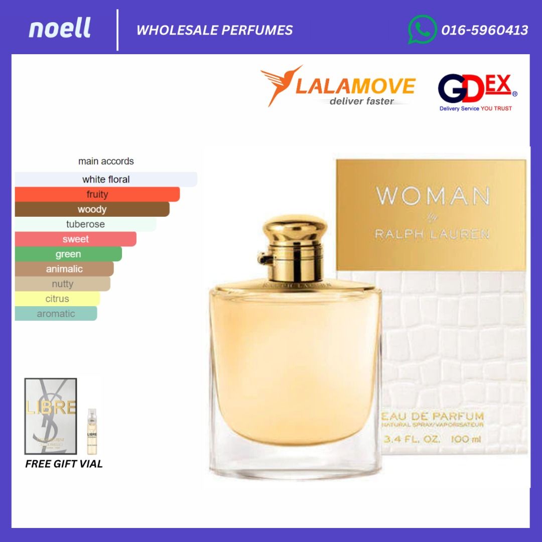 ORIGINAL] AUTHENTIC READY STOCK RALPH LAUREN BY WOMAN EDP 100ML PERFUME FOR  WOMEN, Beauty & Personal Care, Fragrance & Deodorants on Carousell