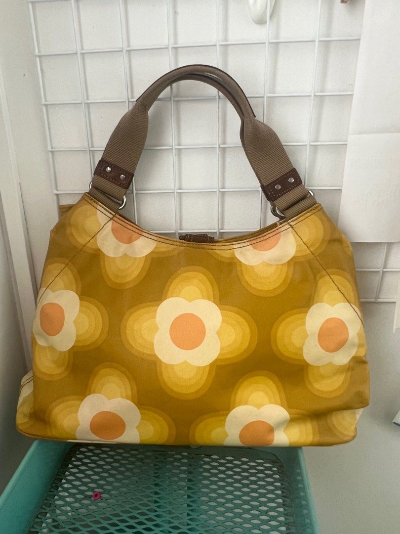 Orla kiely sales yellow bag