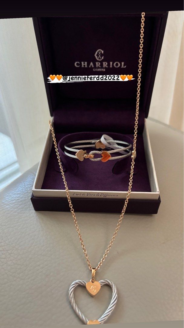Charriol necklace Passion RG different price Women s Fashion Jewelry Organizers Necklaces on Carousell