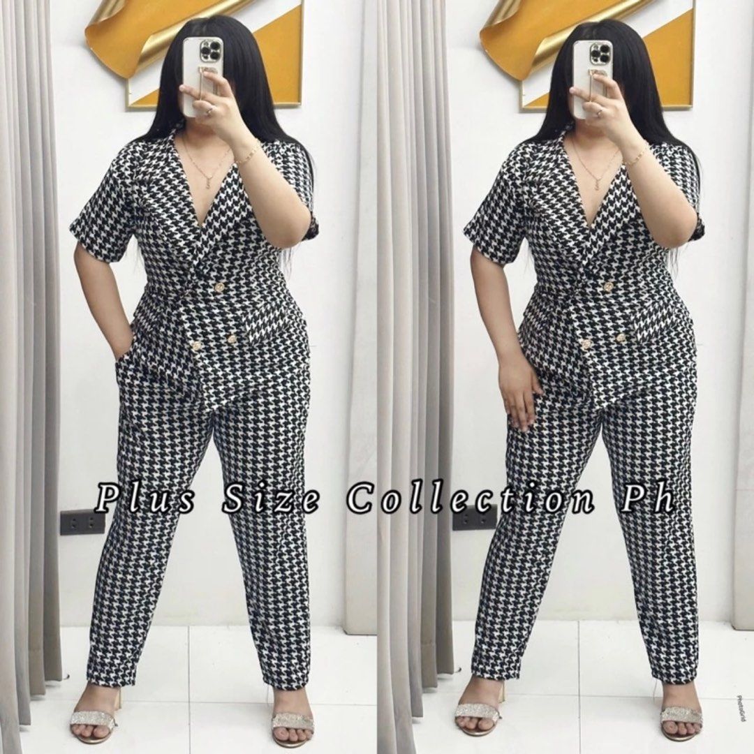 Plus Size Formal Coordinates (Category: Sets or Coordinates) located in Manila. Submitted by elleigh (Listing ID 1290184796, Image 1). Description: Black Crepe Formal Terno XL - 3XL.