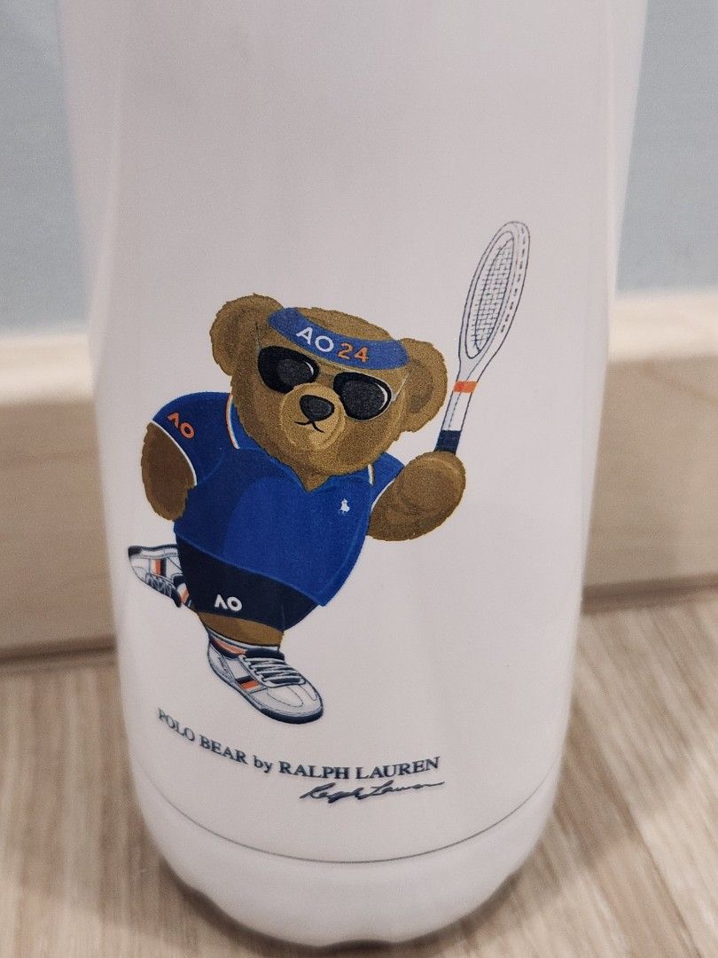 Polo Bear by Ralph Lauren Australian Open Tennis 2024 Tumbler Furniture Home Living Kitchenware Tableware Water Bottles Tumblers on Carousell