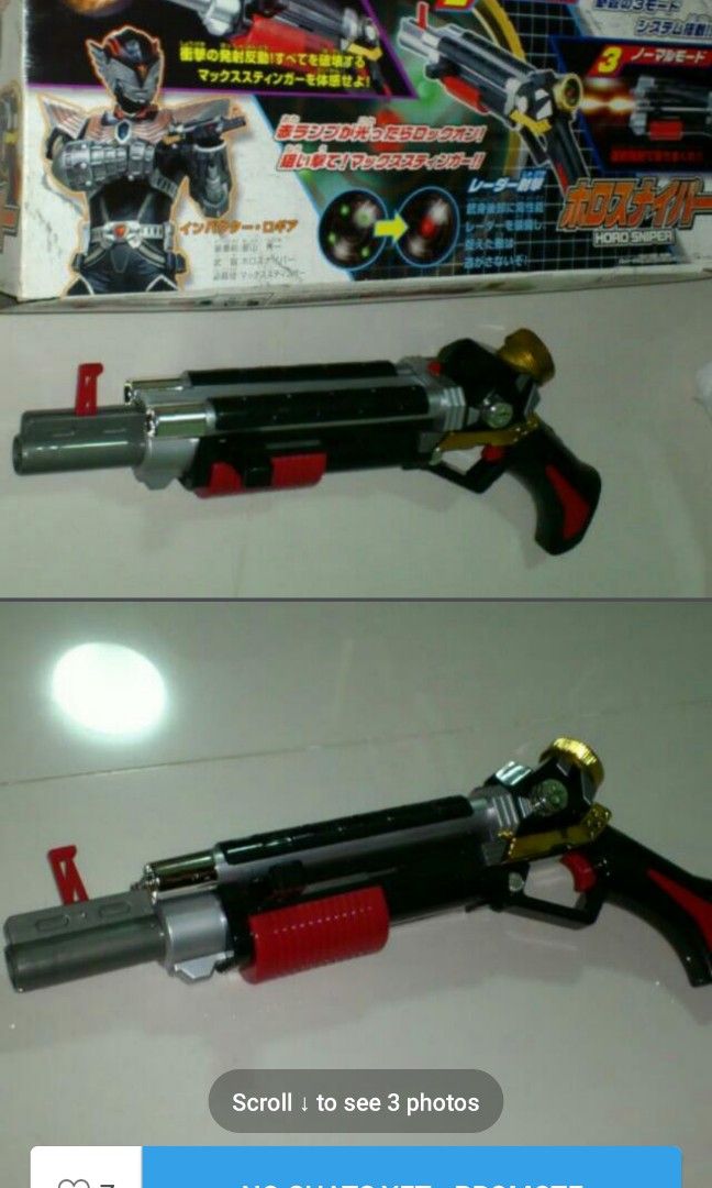 Power Rangers Kamen rider Super Blaster Sniper, Hobbies & Toys, Toys ...
