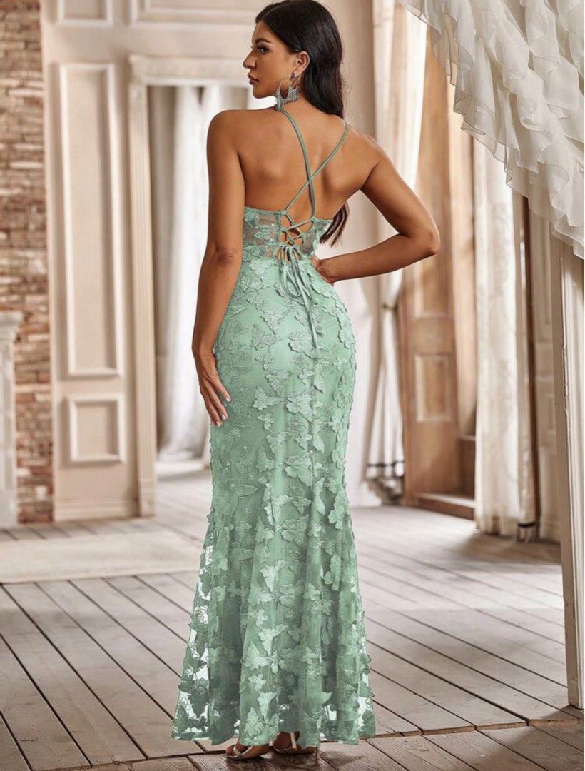 green emerald velvet dress Long Flowy Dress For Photoshoot Pregnancy Party Dresses  vivymakudress