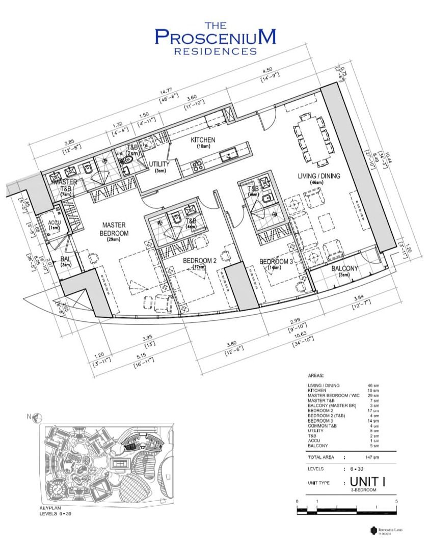 Proscenium Residences Makati | 3BR Unit For Sale, Property, For Sale ...