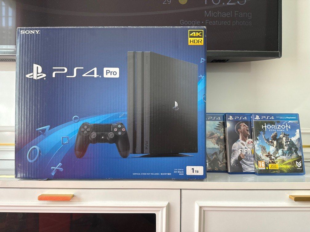 PS4 Pro 1TB Video Gaming Video Game Consoles PlayStation on