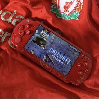 PSP V2 2000 SLIM MODEL RED