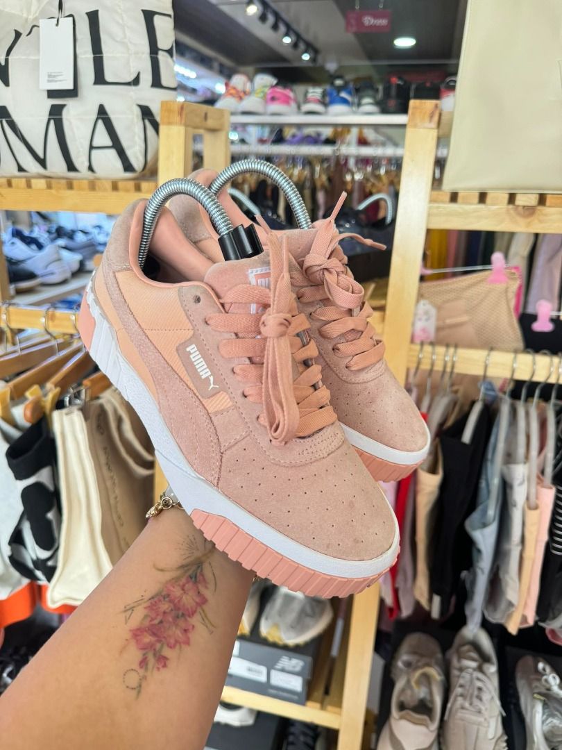 PUMA Cali Peach Fuzz Women s Fashion Footwear Sneakers on Carousell