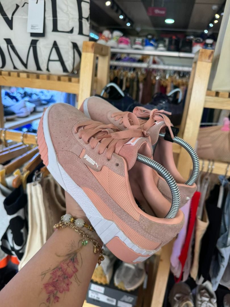 PUMA Cali Peach Fuzz Women s Fashion Footwear Sneakers on Carousell