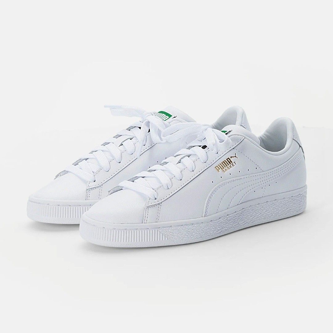 Puma classic basket white womens sales