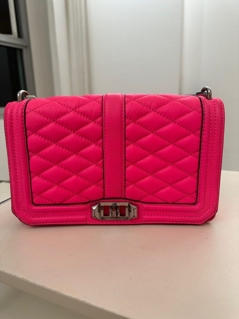 Rebecca minkoff bag hot pink Women s Fashion Bags Wallets Shoulder Bags on Carousell