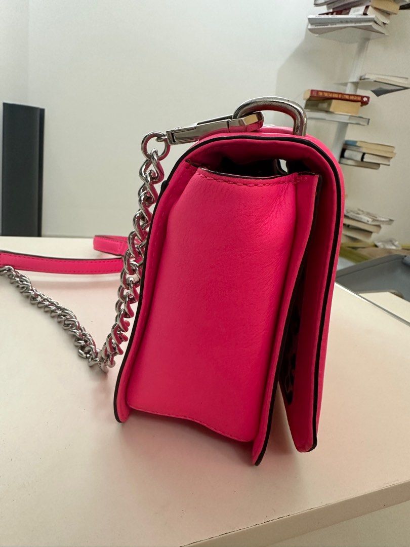 Hot pink rebecca minkoff purse deals