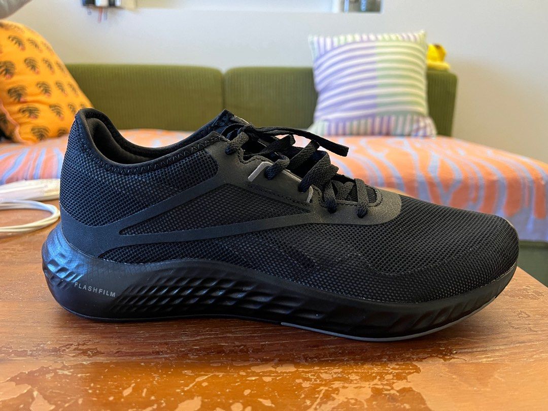 Reebok FlashFilm 3.0 Core Black Running Shoes Men s Fashion