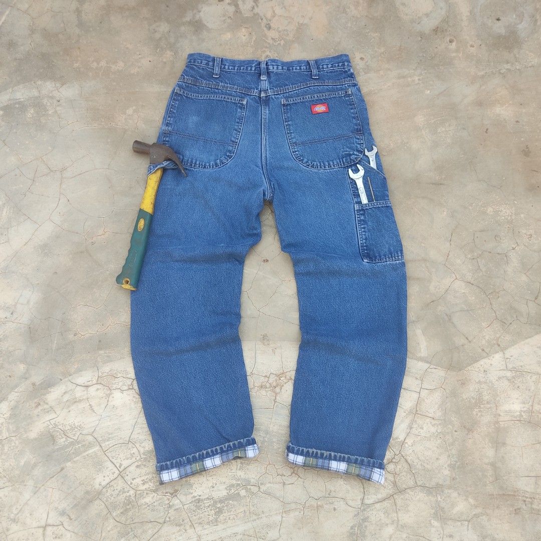 Lee flannel hotsell lined carpenter jeans