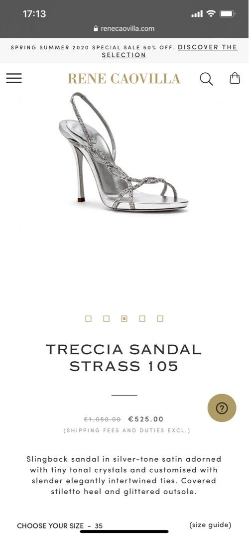 Rene caovilla shoes hotsell sale