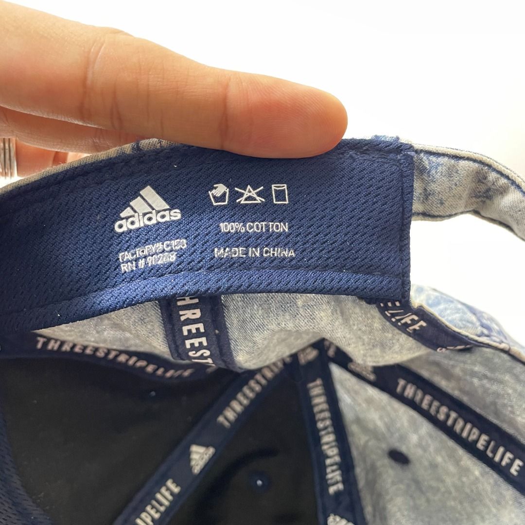 SALE ADIDAS SPORTWEAR DENIM ADJUSTABLE SNAPBACK HAT CAP TOPI