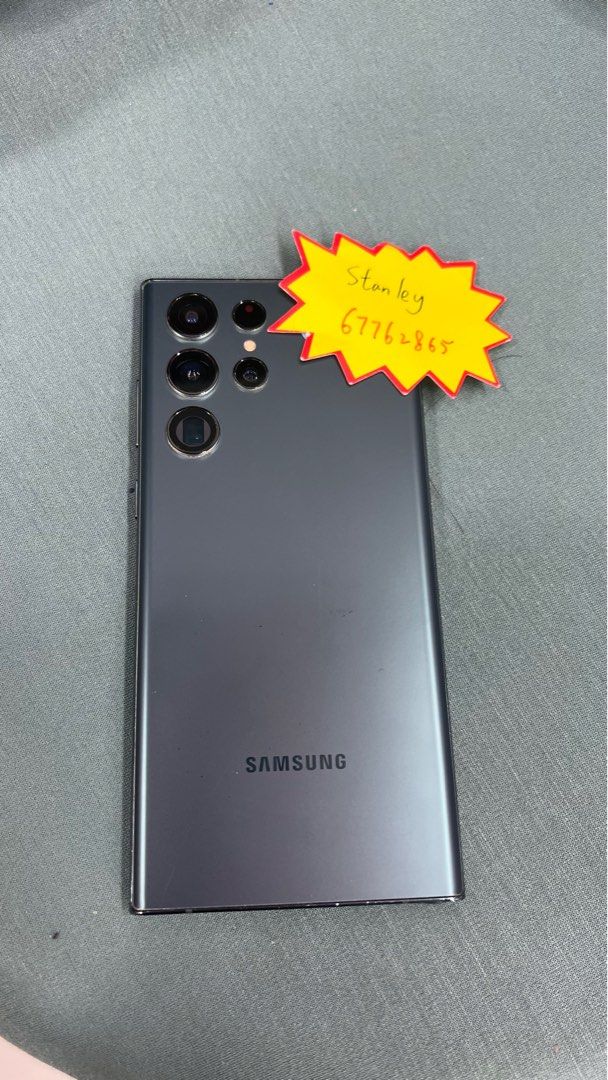 Samsung S22 Ultra 256Gb 行貨，99%新，香港版，雙卡雙待，功能一切