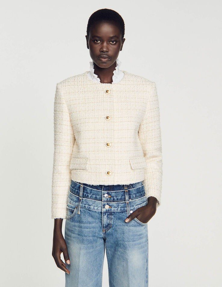 Warehouse tweed jacket on sale