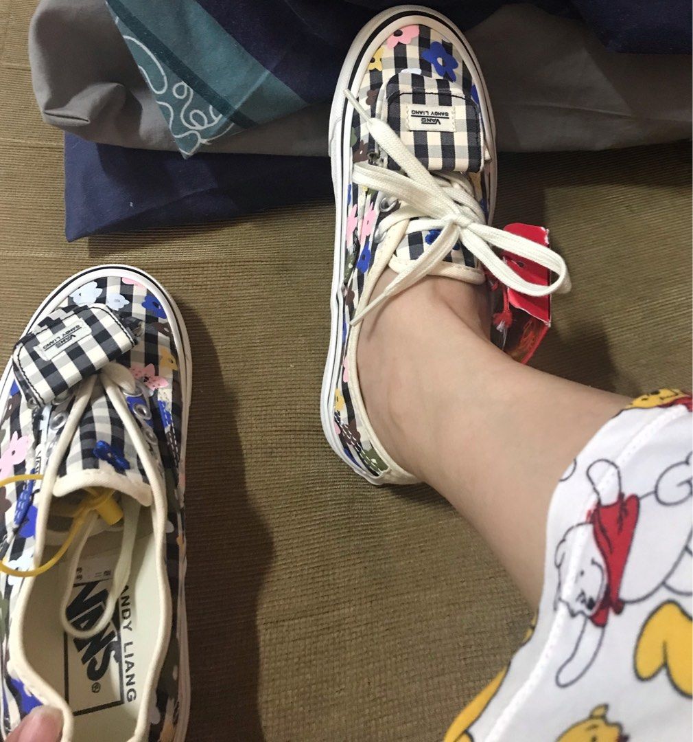Sandy Liang x Vans Authentic 44 DX Checkerboard Floral nO bOX