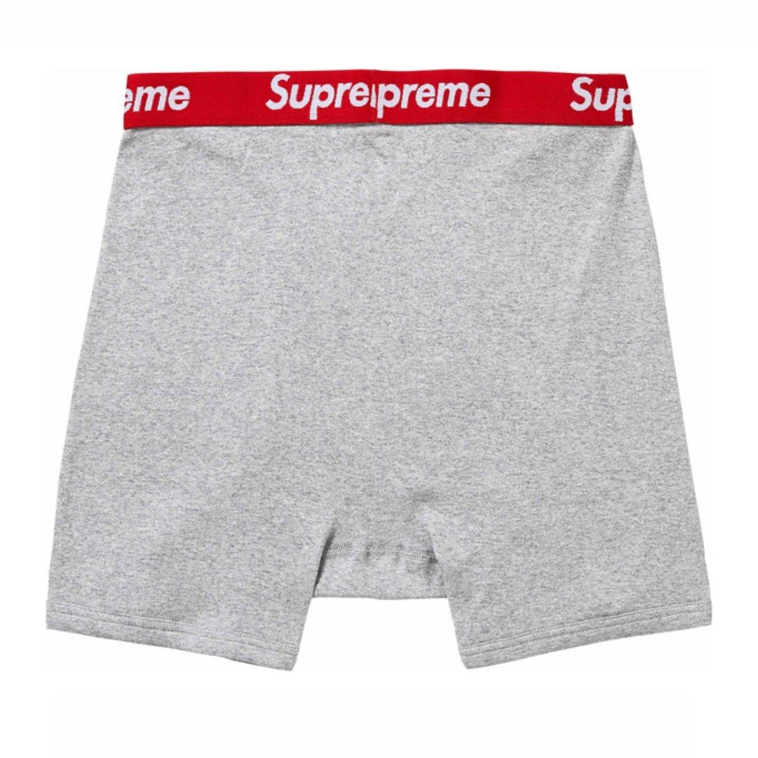 Check out the Supreme Hanes Boxer (4 Pack) Briefs Black available on StockX