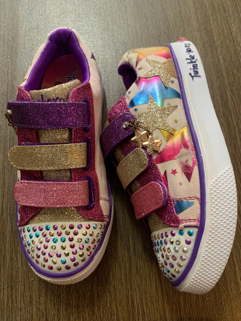 Skechers twinkle toes pop princess clearance