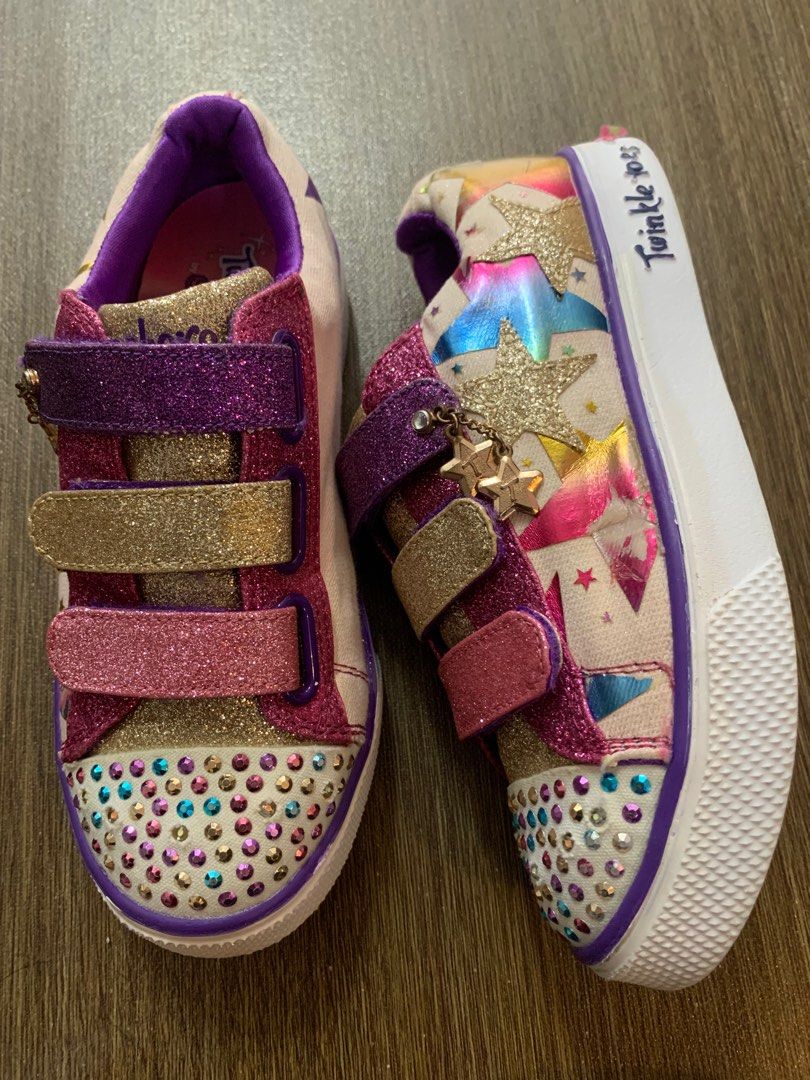 Skechers Kids Twinkle Toes Pop Princess 20cm Babies Kids