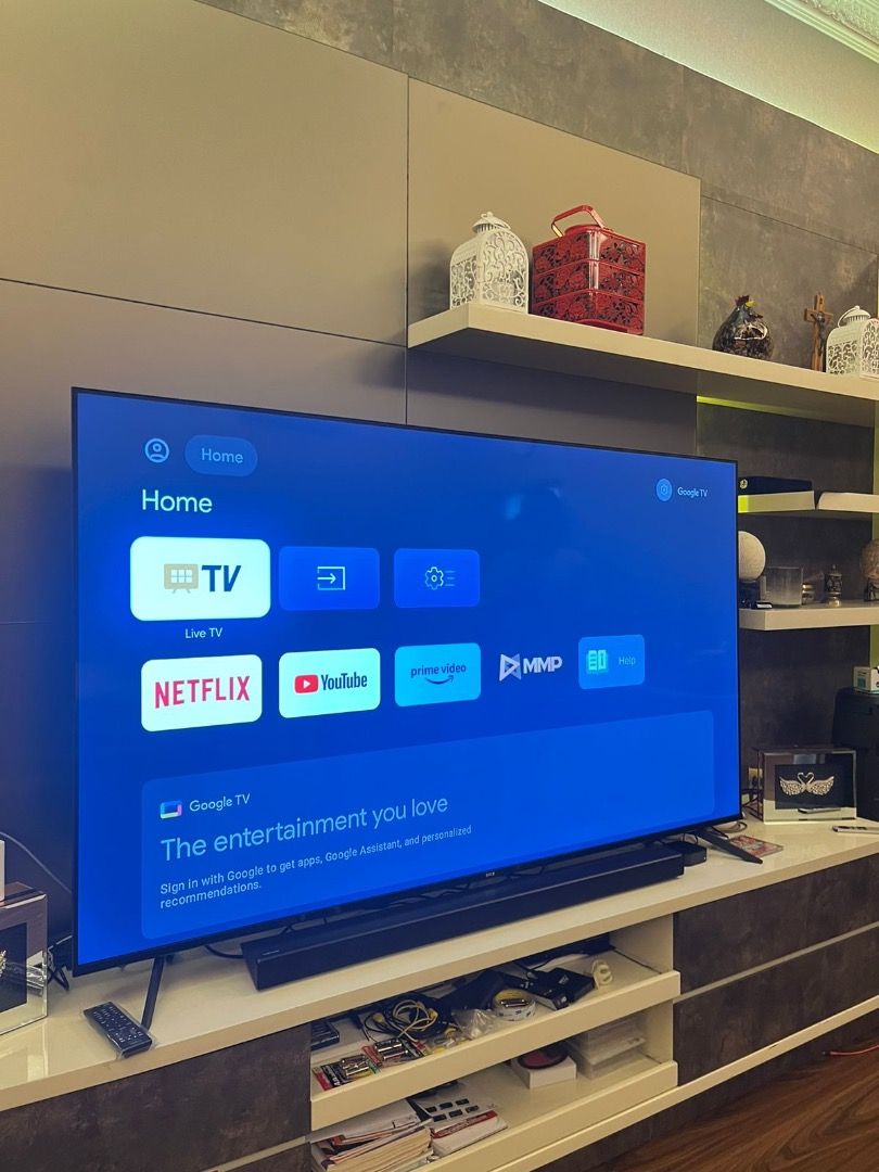 SPC ST75 Google TV 75 inch 4K UHD Dolby Audio, Elektronik, TV