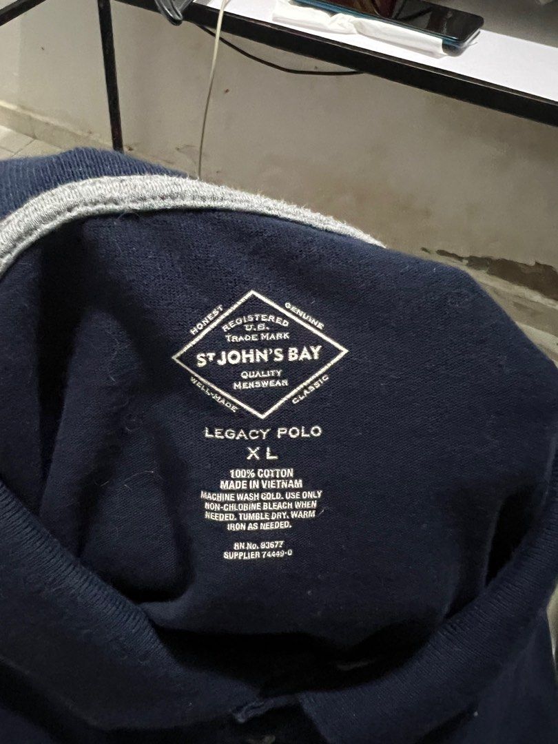 St john's bay 2024 legacy polo long sleeve