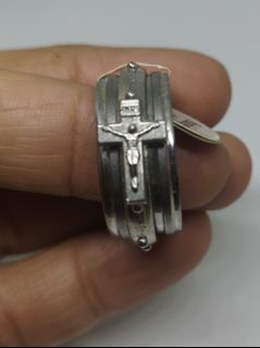 Stainless Steel rosary ring, size 6,10,11