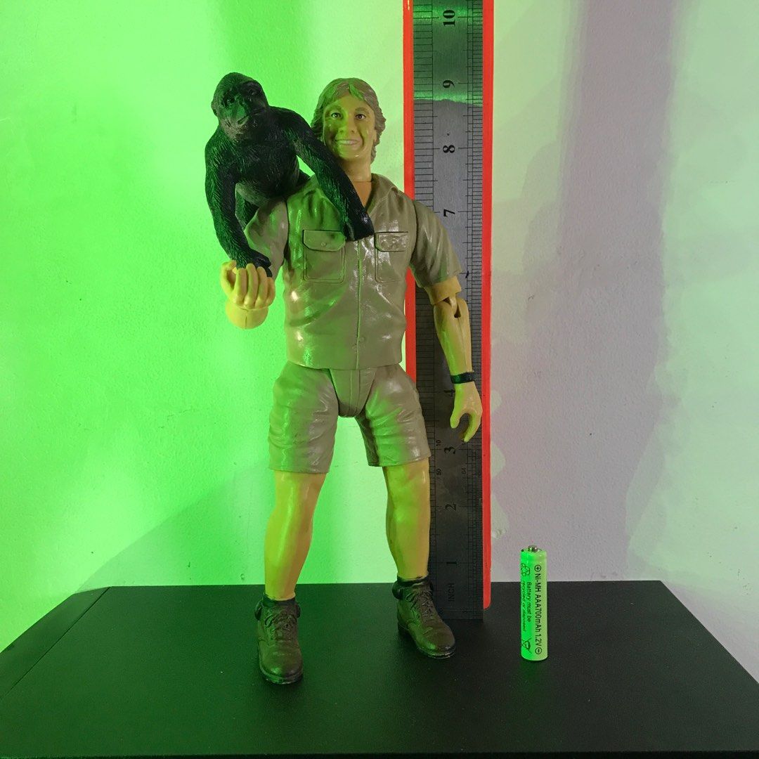 Steve irwin talking action figure sales
