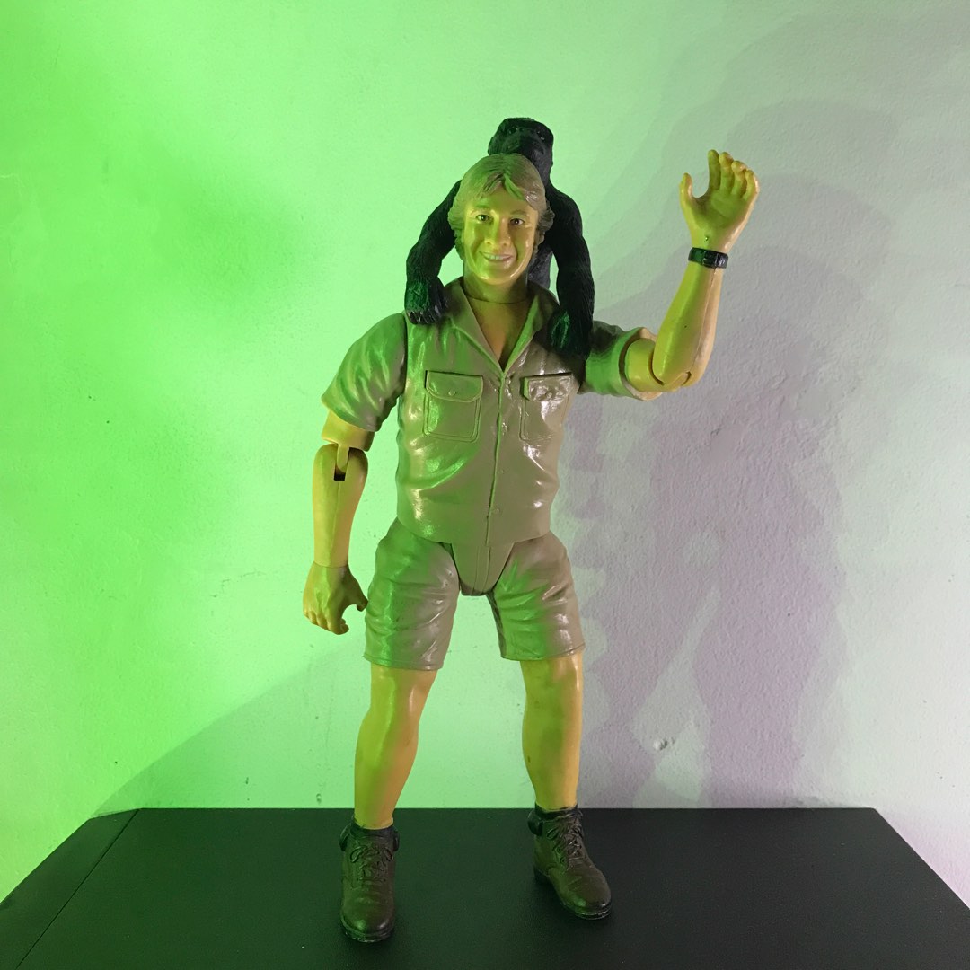 Steve irwin top talking action figure