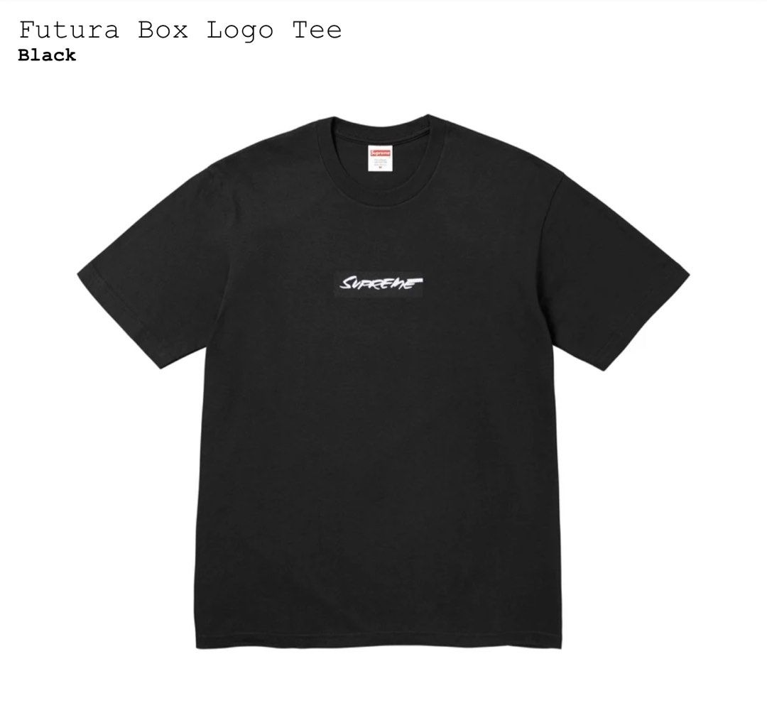 Supreme x Futura Box Logo Tee, 男裝, 上身及套裝, T-shirt、恤衫、有