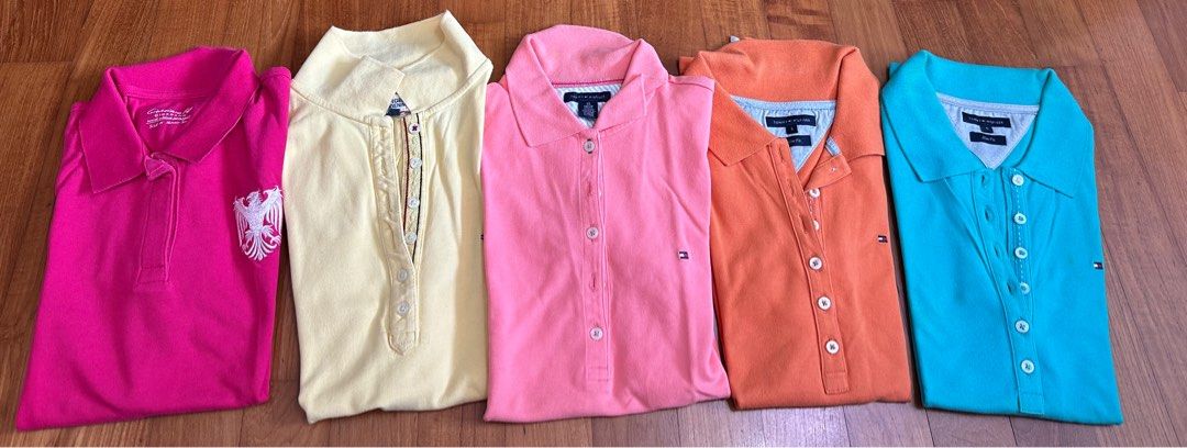 SALE SALE SALE DISCOUNTED PRICE OFFER Tommy Hilfiger lady woman teenage girl t shirts collar shirts polo neck t shirts Women s Fashion Tops Blouses on Carousell