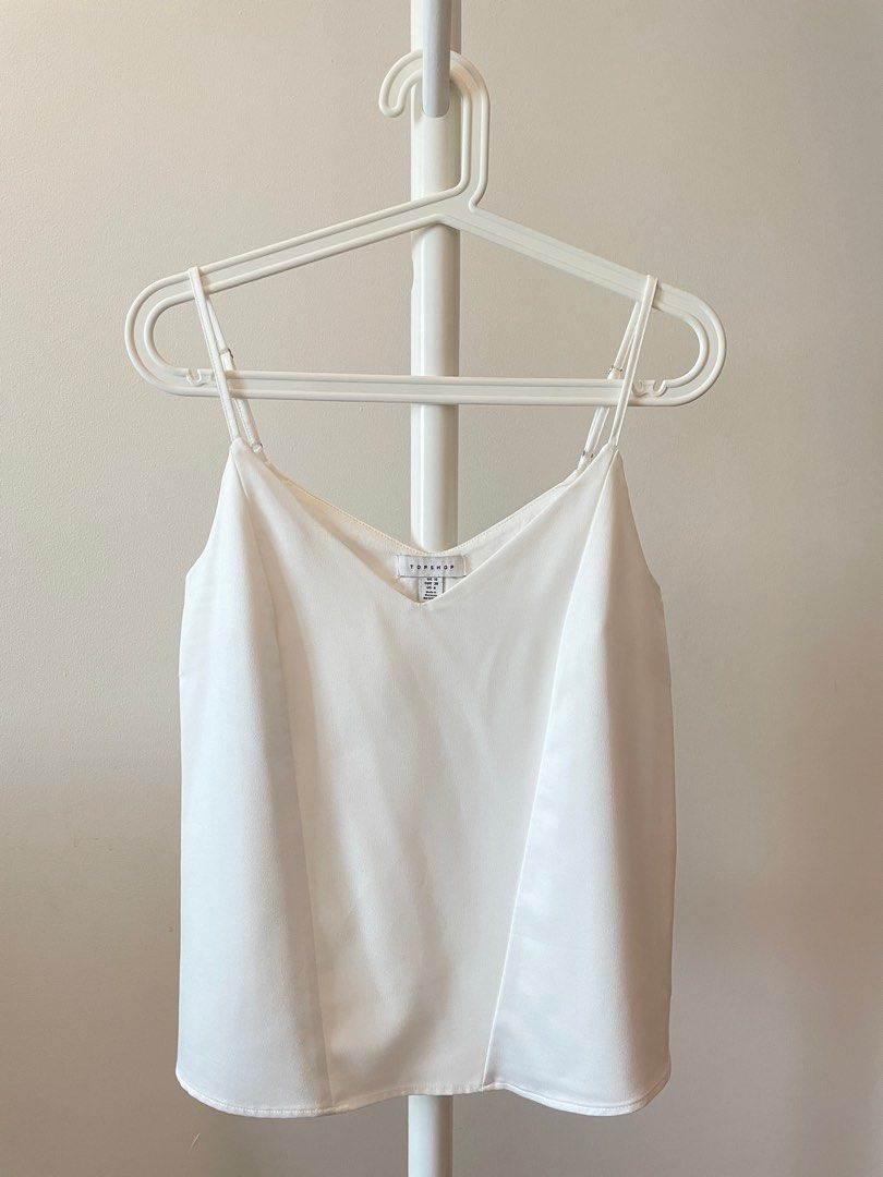 White best sale spaghetti top