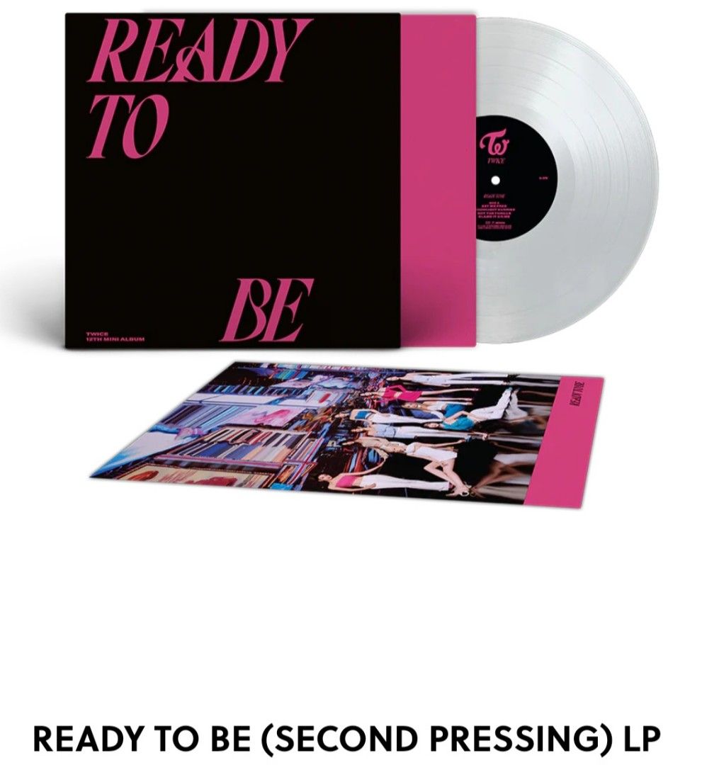 TWICE - Ready To Be LP (Category: Vinyls) located in Cainta. Submitted by toastedgrains (Listing ID 1290218928, Image 3). Description: TWICE - Ready To Be (12th Mini Album) 1x LP Clear Vinyl (Twiceshop) from USA brand new, never played, still in shrink wrap no dents on record cover Second Pressing includes Set Me Free (eng). Includes brand new 12x24” poster. From Twiceshop USA. 📍 Location: Ortigas 💵 MOP: GCash/Cash 🚚 Shipping: Grab/Lalamove/LB