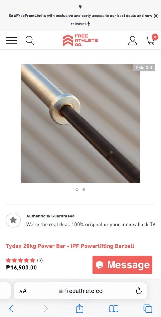 Tydax barbell discount
