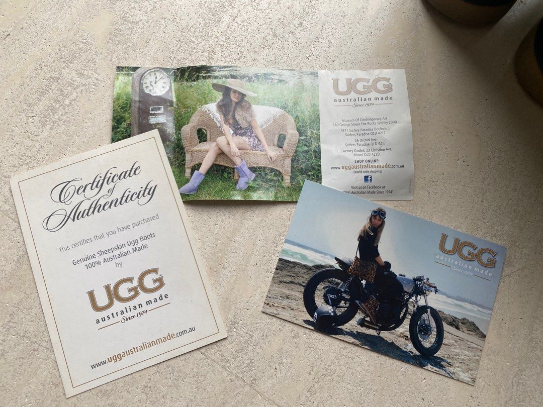 UGG boot （分類：靴）位於 Hong Kong。 由 pippimay 提交（商品編號 1290195983，圖片 6）。簡介： Shoe length : 28cm Made in Australia 。
