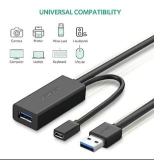 Ugreen Extension Cable | US175-20826 | Computer Accessories | USB 3.0 Cable & Adapter - For PC 