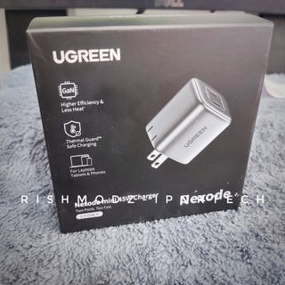 UGreen Nexode 45w Dual USB-C PD3.0 GAN Fast Charger (Space Grey)