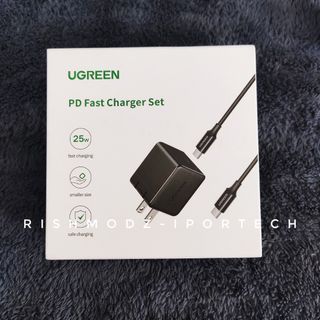 UGreen USB-C 25w PD Fast Charger USB-C Cable (Black)