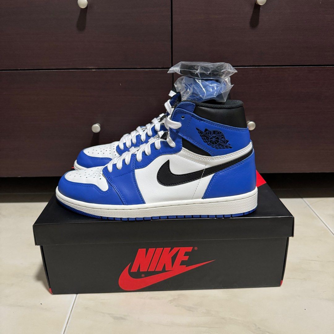 US10 Nike Air Jordan 1 Retro High OG Game Royal Nike Jordan 1 Game Royal AJ1 Game Royal Air Jordan 1 Game Royal Not Royal Blue 555088 403