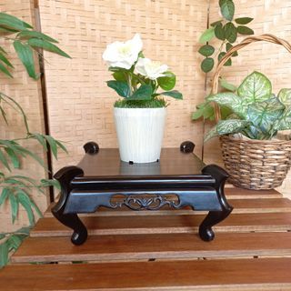 Vintage Japanese bonsai stand flower vase riser oriental