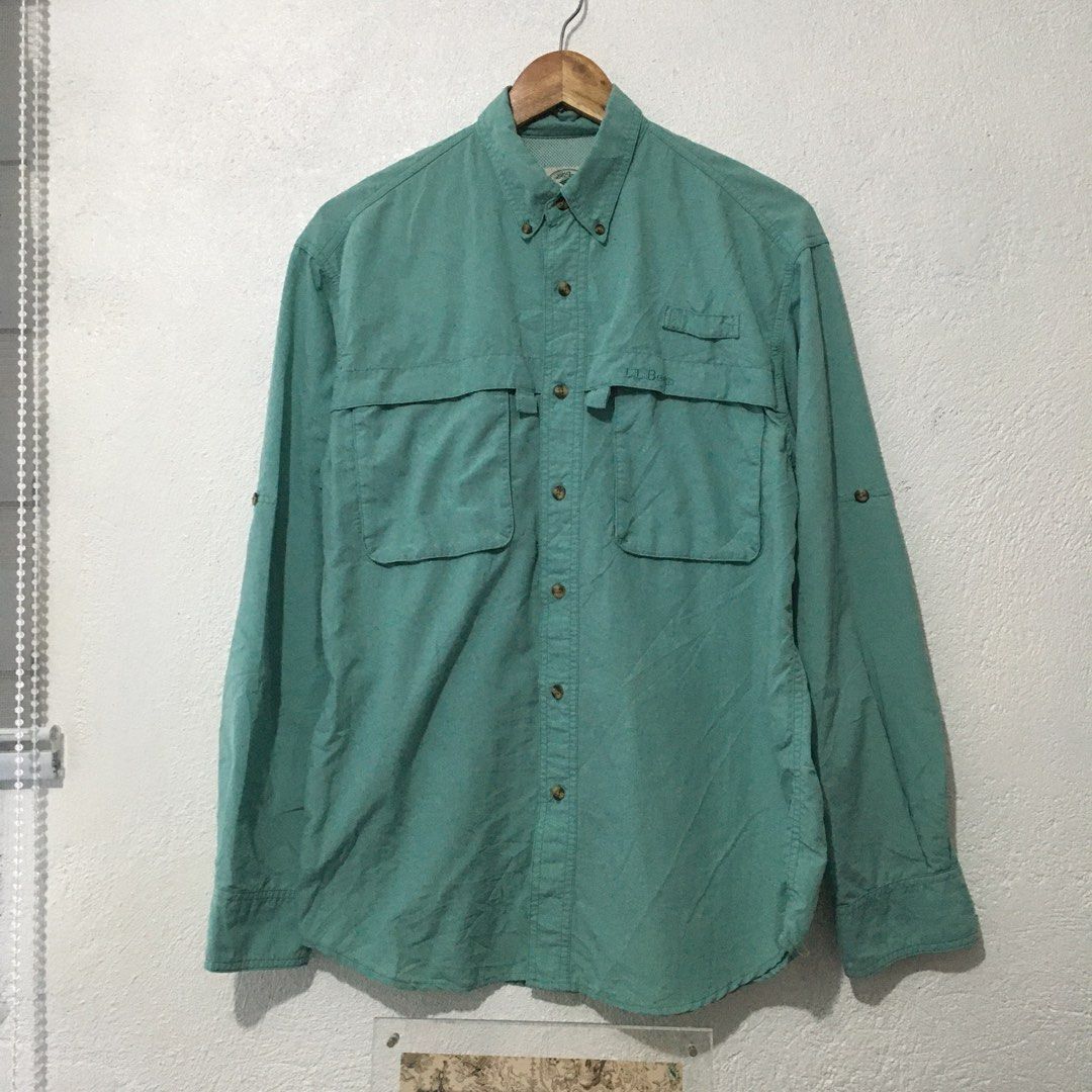 Vintage L.L.Bean Fly Fishing Gear L/S Men's Regular Small, Men's Fashion,  Tops & Sets, Formal Shirts on Carousell