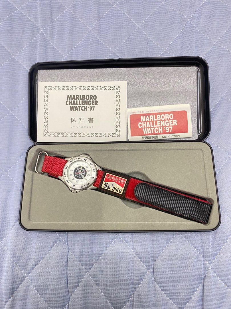 VINTAGE MARLBORO CHALLENGER 1997 WATCH, Men's Fashion