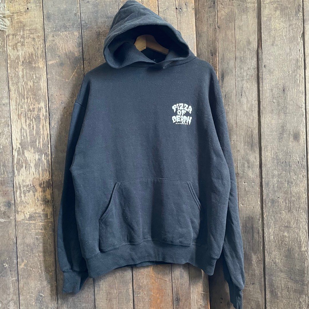 Vintage Pizza Of Death Skateboard Hoodie Men s Fashion Tops