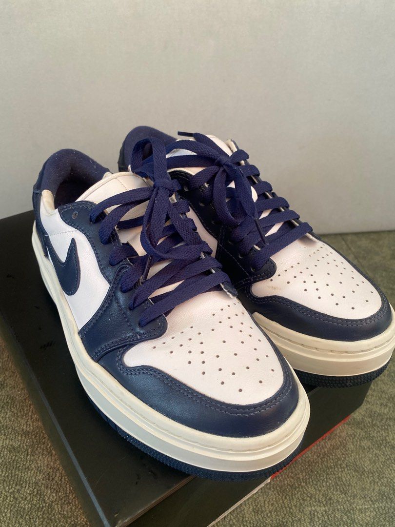 WMNS AIR JORDAN 1 ELEVATE LOW (Category: Sneakers) located in Manila. Submitted by ahlimaricloset (Listing ID 1290175825, Image 2). Description: WOMENS AIR JORDAN 1 ELEVATE LOW 8.5 USA 40 EU 6 UK 25.5 CM Used 2x Rfs: wrong size Good as new 💯 Low ball Comes w/ everything that is included in the box upon purchase (tag. etc) Photos are raw and unedited What you see is what you get Unwashed/no laundry history.